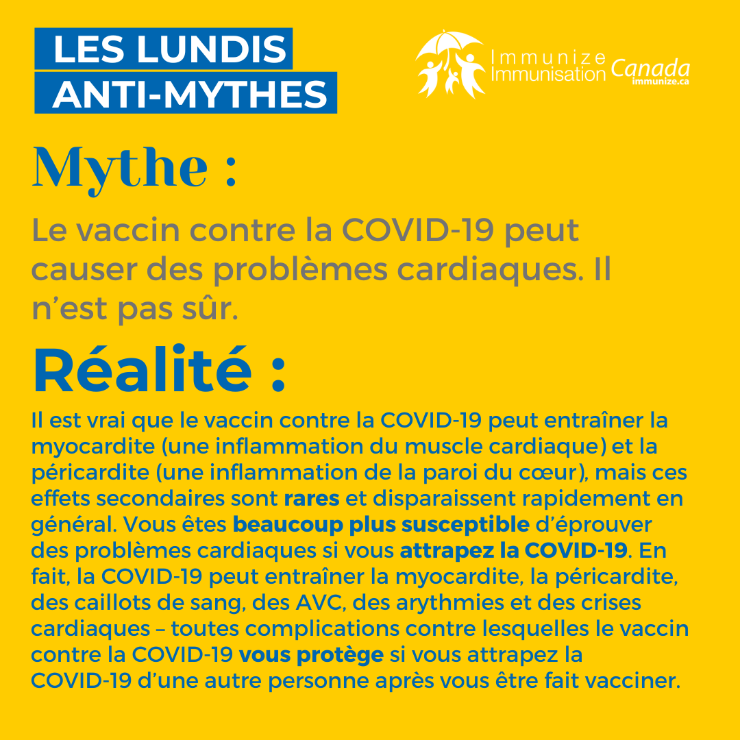 Les lundis anti-mythes - COVID-19 - image 14 pour Instagram