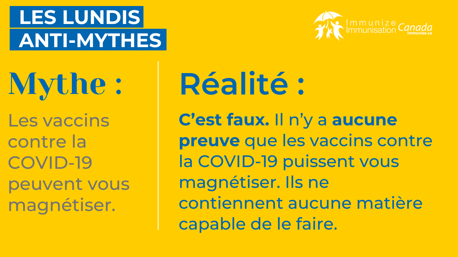 Les lundis anti-mythes - COVID-19 - image 10 pour Twitter/X