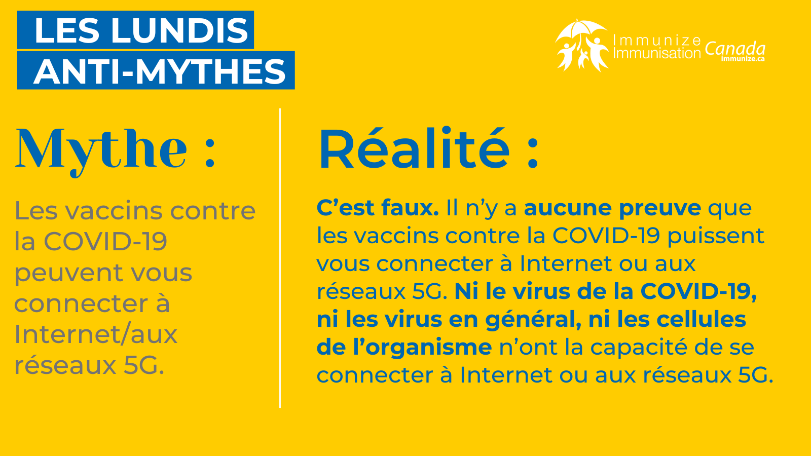 Les lundis anti-mythes - COVID-19 - image 11 pour Twitter/X