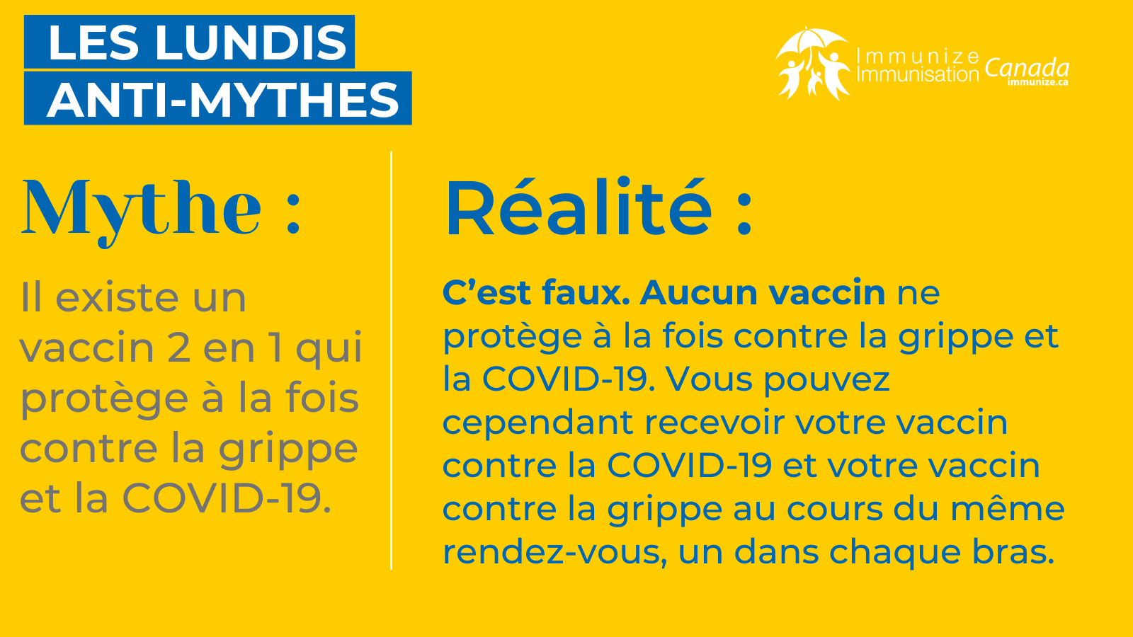 Les lundis anti-mythes - COVID-19 - image 5 pour Twitter/X