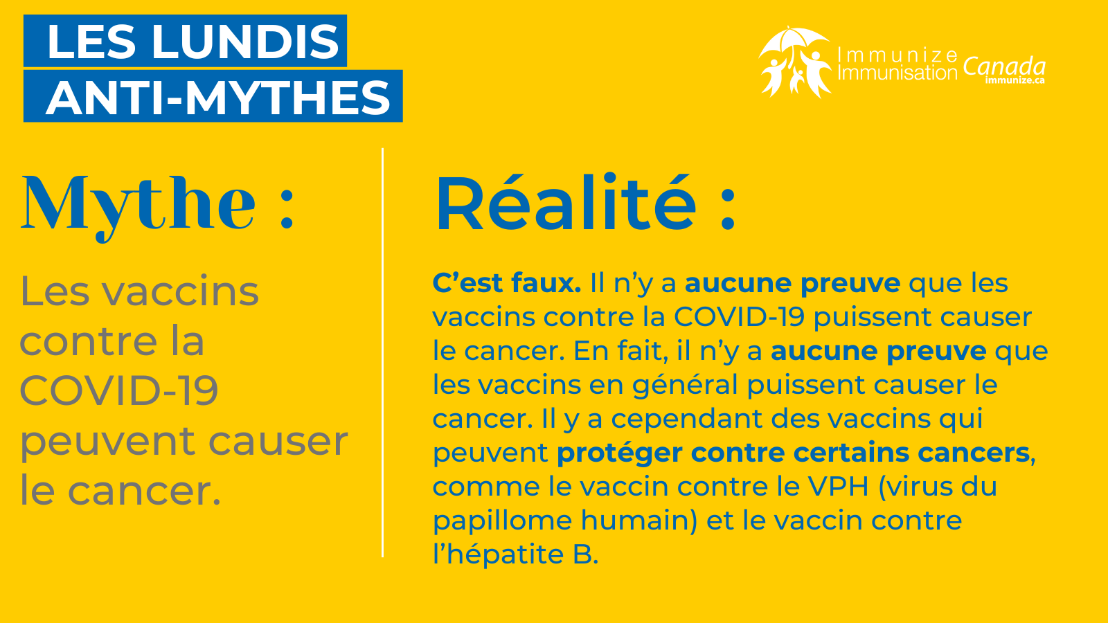 Les lundis anti-mythes - COVID-19 - image 7 pour Twitter/X