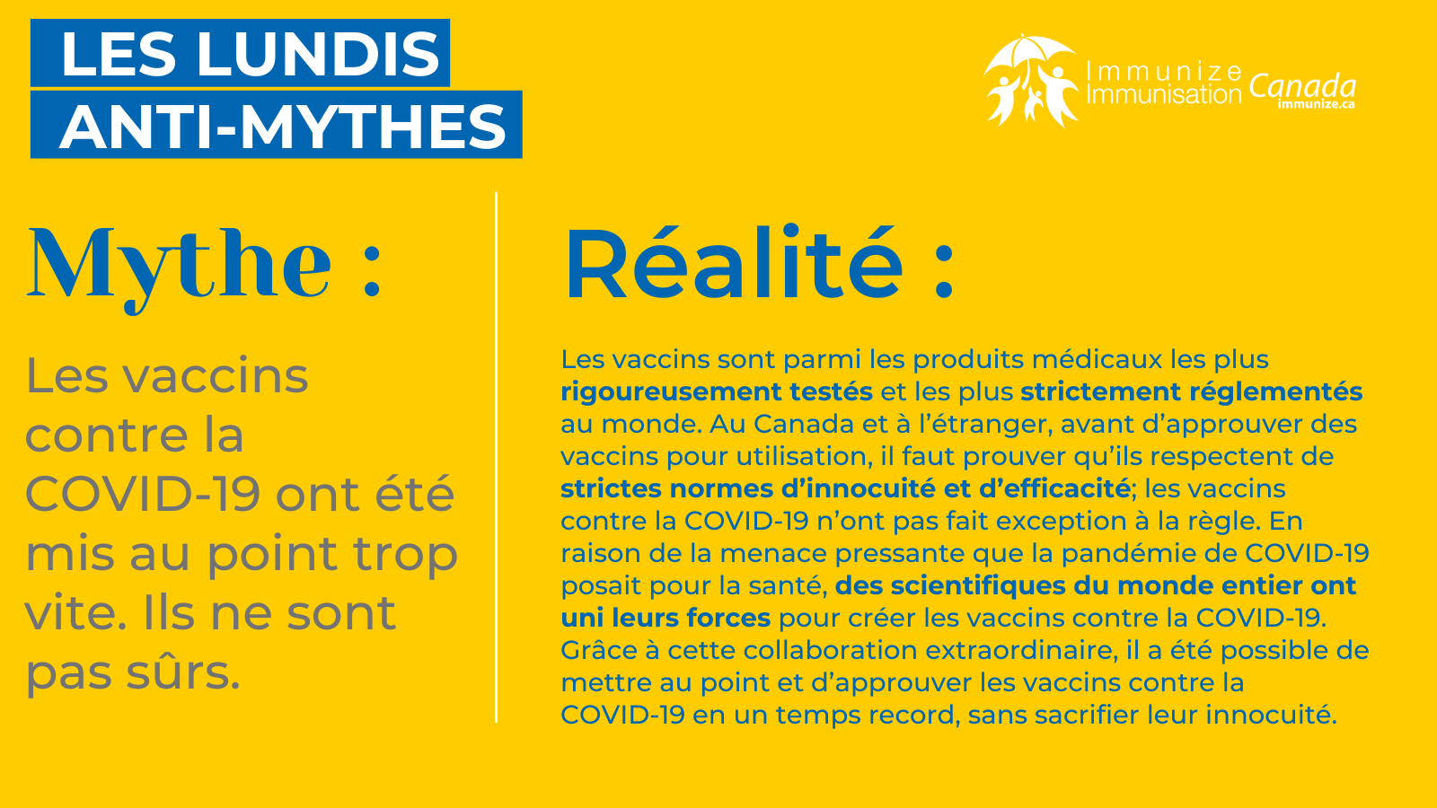 Les lundis anti-mythes - COVID-19 - image 8 pour Twitter/X