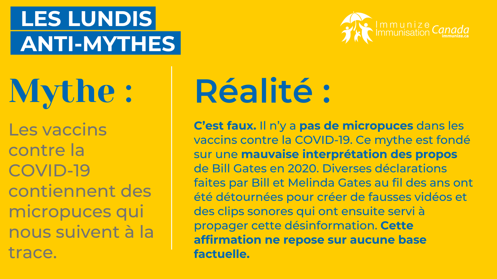 Les lundis anti-mythes - COVID-19 - image 9 pour Twitter/X