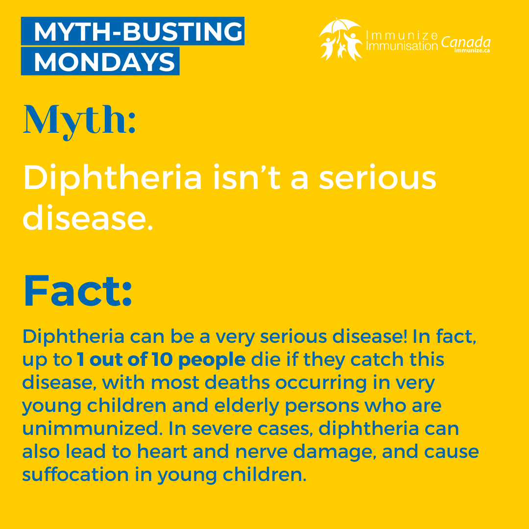 Myth-busting Monday (Instagram) - Diphtheria 2