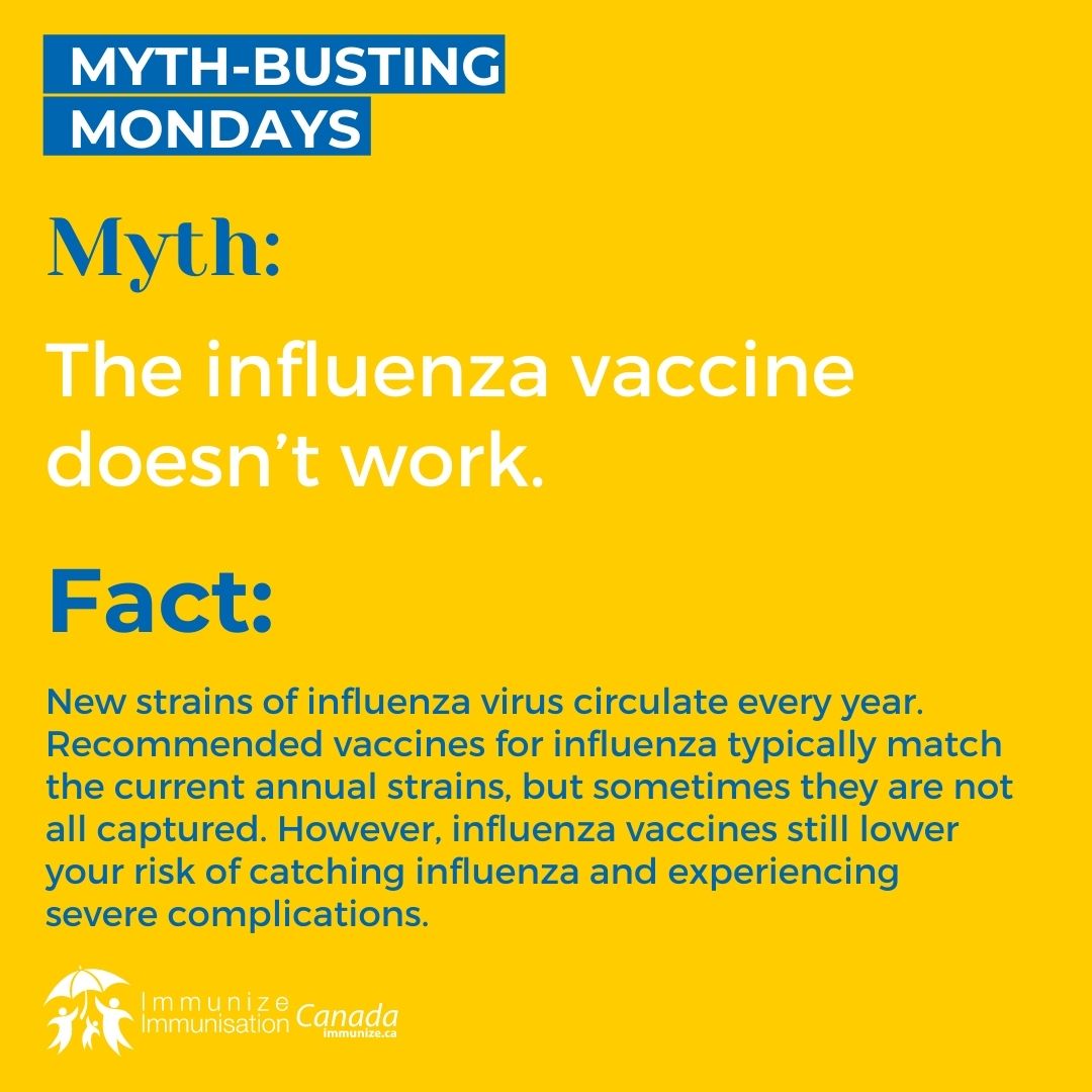 Myth-busting Mondays (Twitter) - Influenza 2