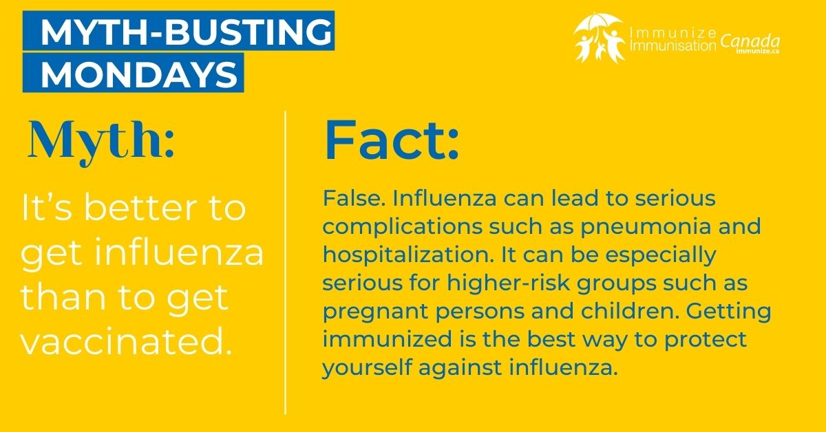 Myth-busting Mondays (Facebook) - Influenza 3