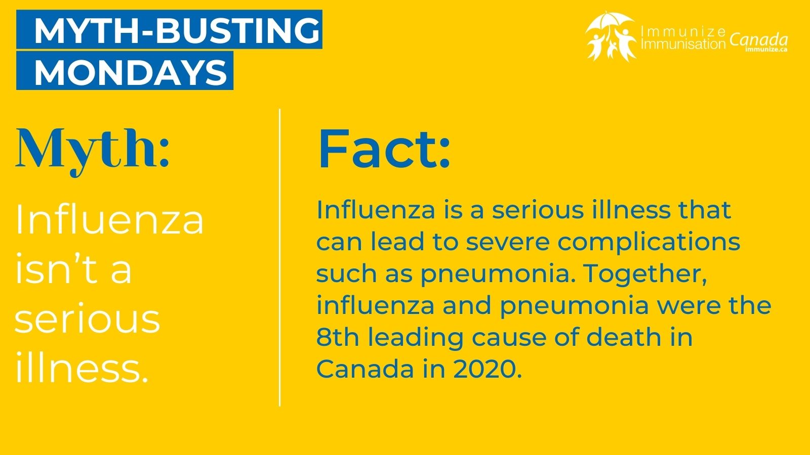Myth-busting Mondays (Twitter/X) - Influenza 7