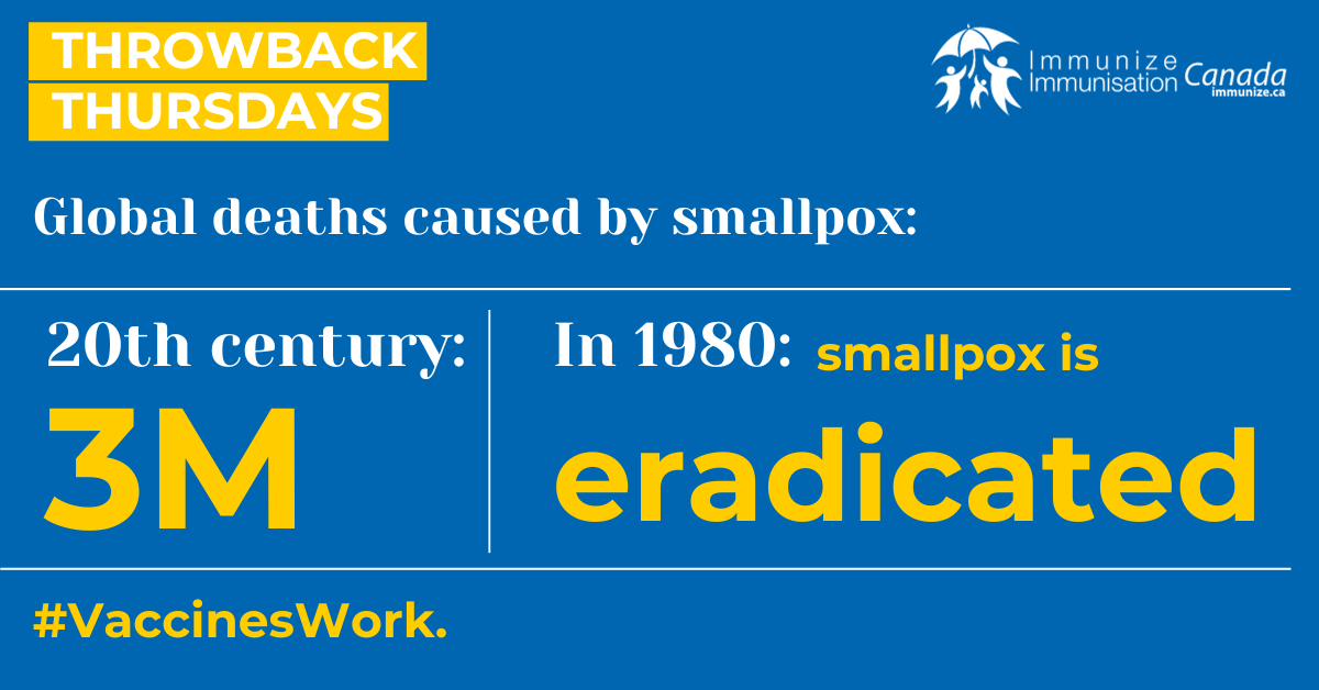 ​Throwback Thursdays (Facebook) - smallpox
