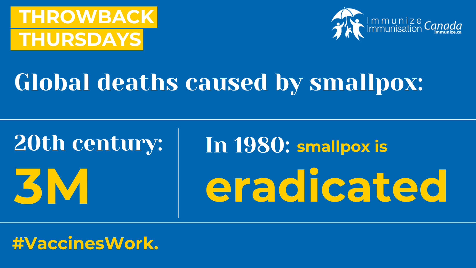​Throwback Thursdays (Twitter/X) - smallpox