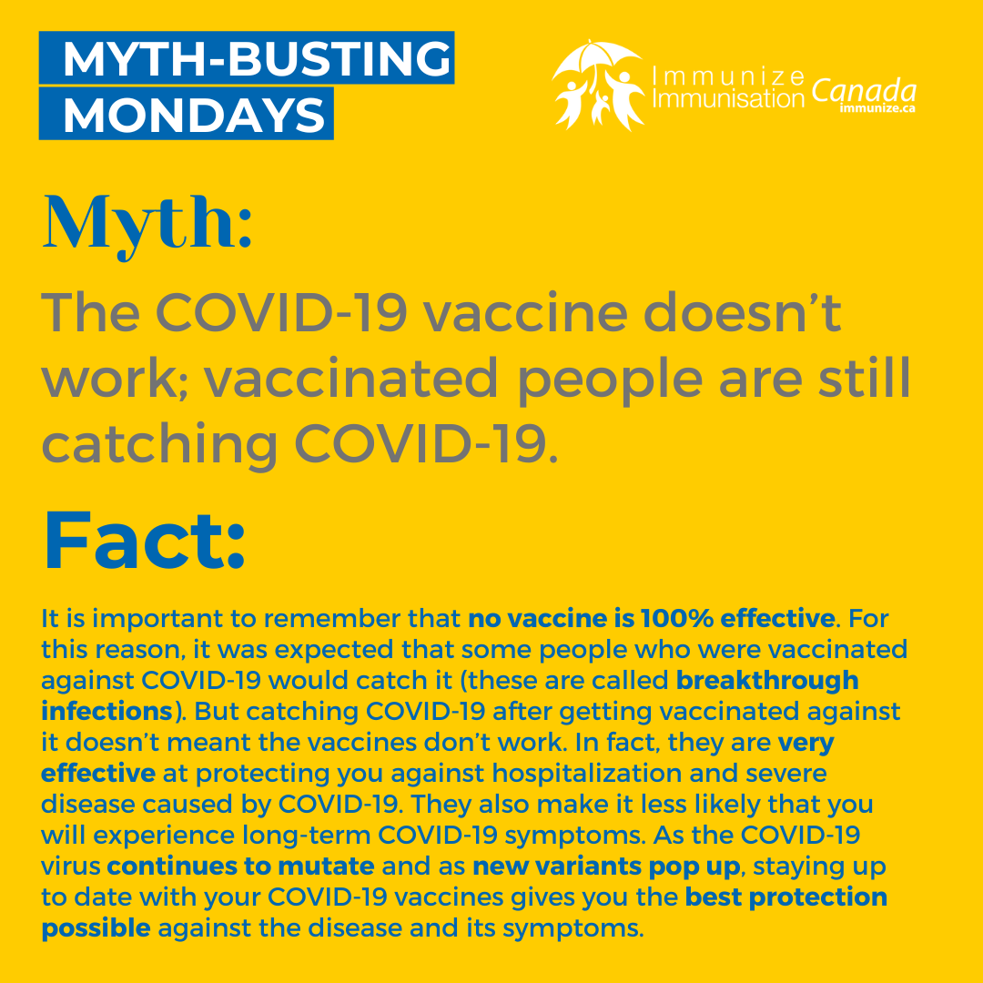 ​​​Myth-busting Monday - COVID-19 - image 13 for Instagram