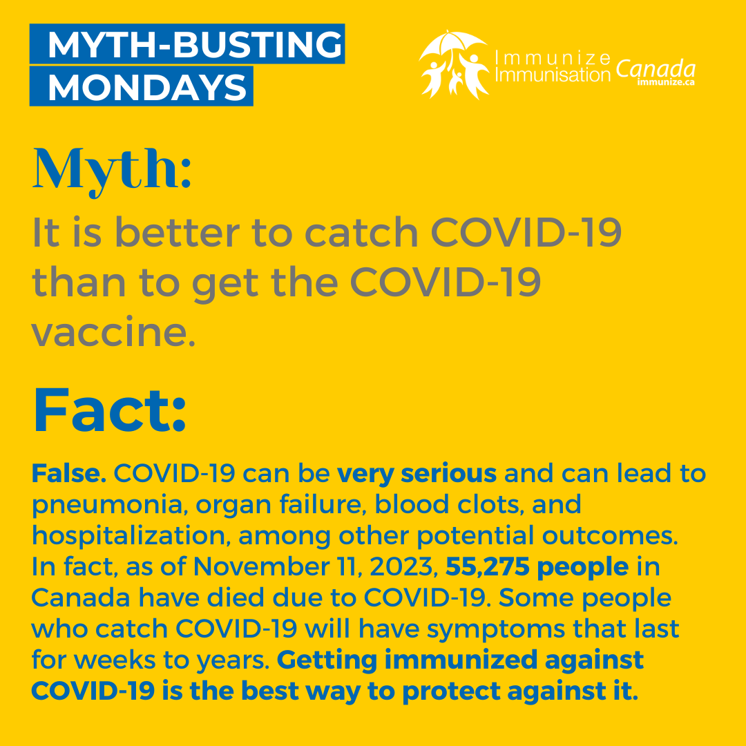 ​​​Myth-busting Monday - COVID-19 - image 2 for Instagram