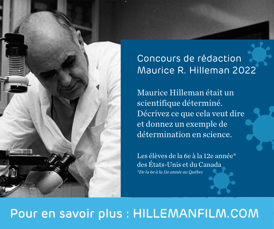 Concours de rédaction Maurice R. Hilleman 2022 - Facebook 2