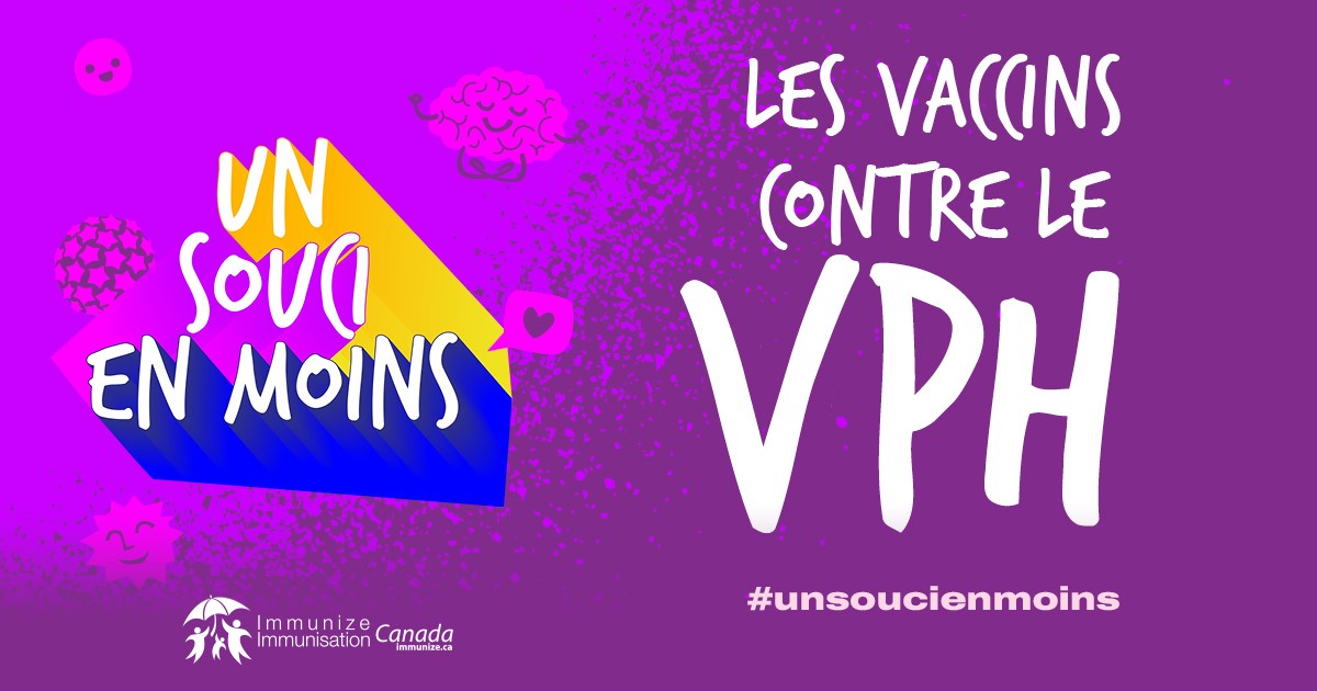 Les vaccins contre le VPH : Un souci en moins