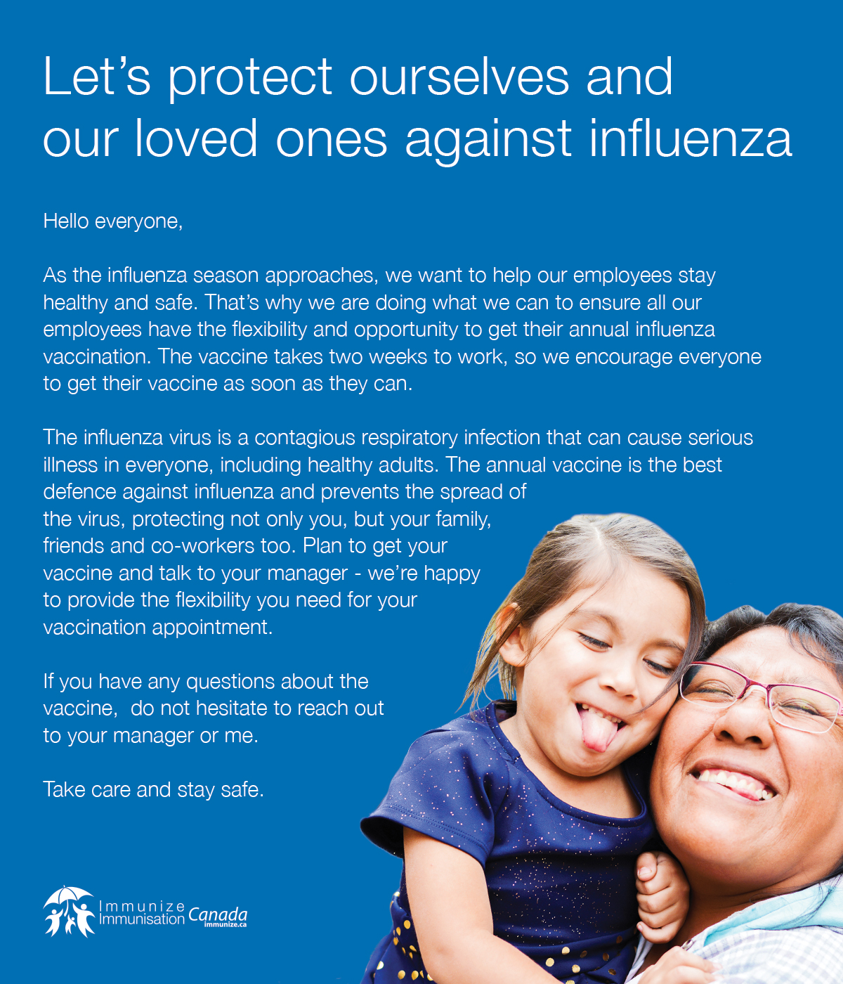 off-site influenza immunization clinic - option 4