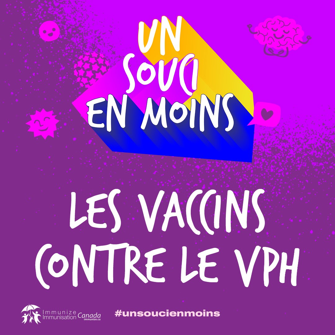 Les vaccins contre le VPH : Un souci en moins