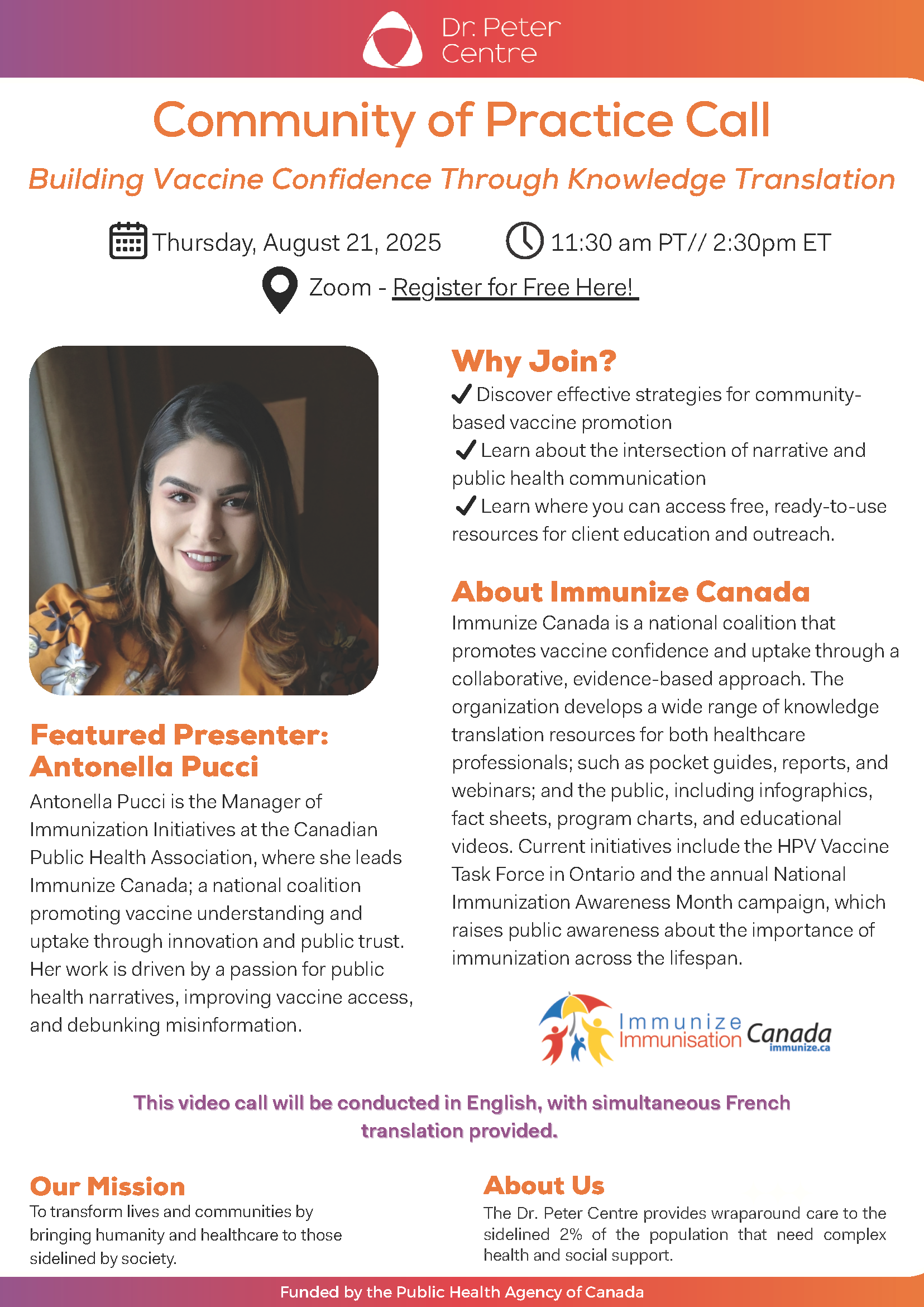 Community of Practice Call | Building Vaccine Confidence through Knowledge Translation - 21 August 2025