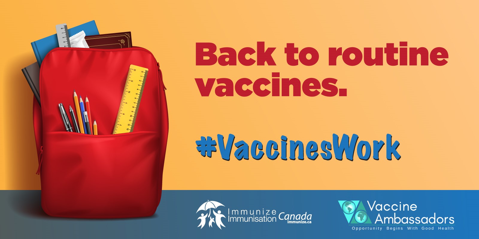 Back to routine vaccines. Vaccines work.