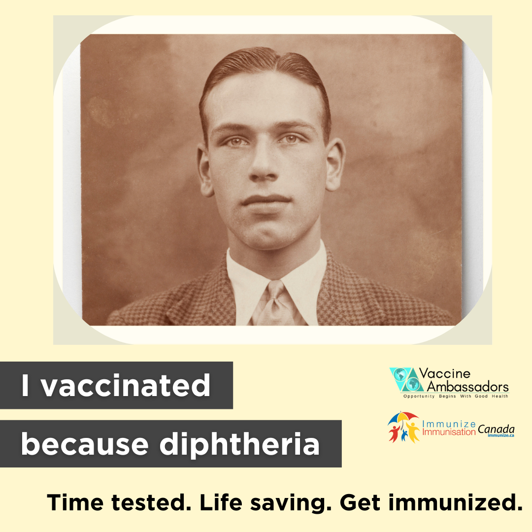 Throwback: I vaccinated because diphtheria