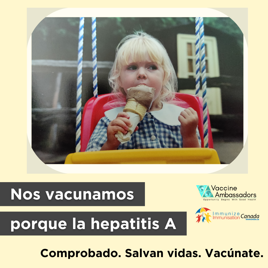 Nos vacunamos porque la hepatitis A