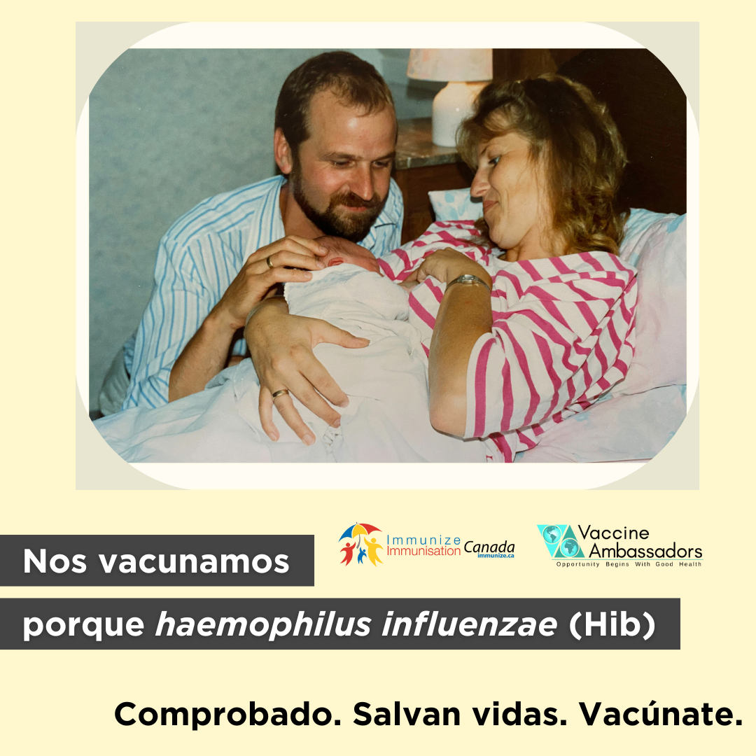 Nos vacunamos porque haemophilus influenzae (Hib)