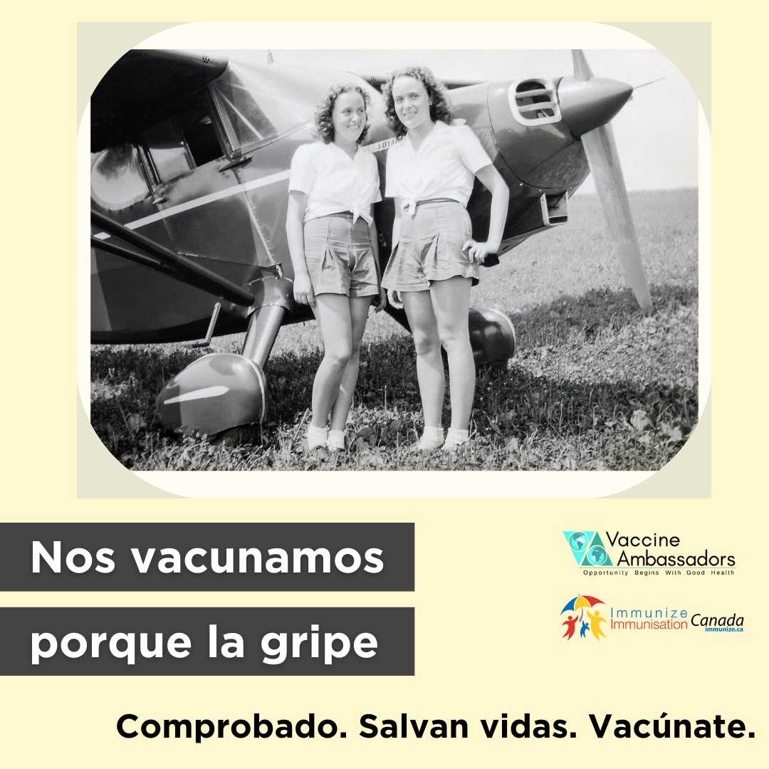 Nos vacunamos porque la gripe (influenza)