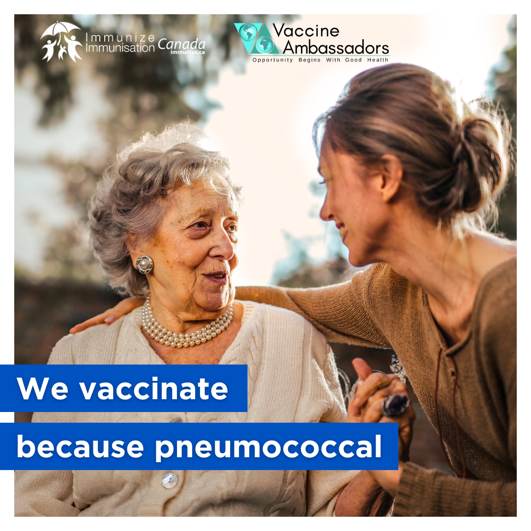 We vaccinate because pneumococcal