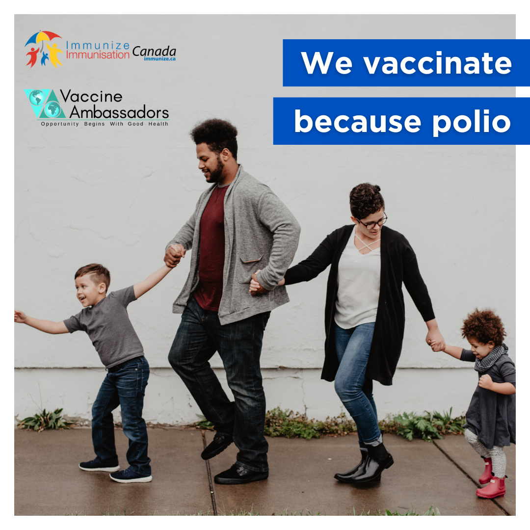 We vaccinate because polio