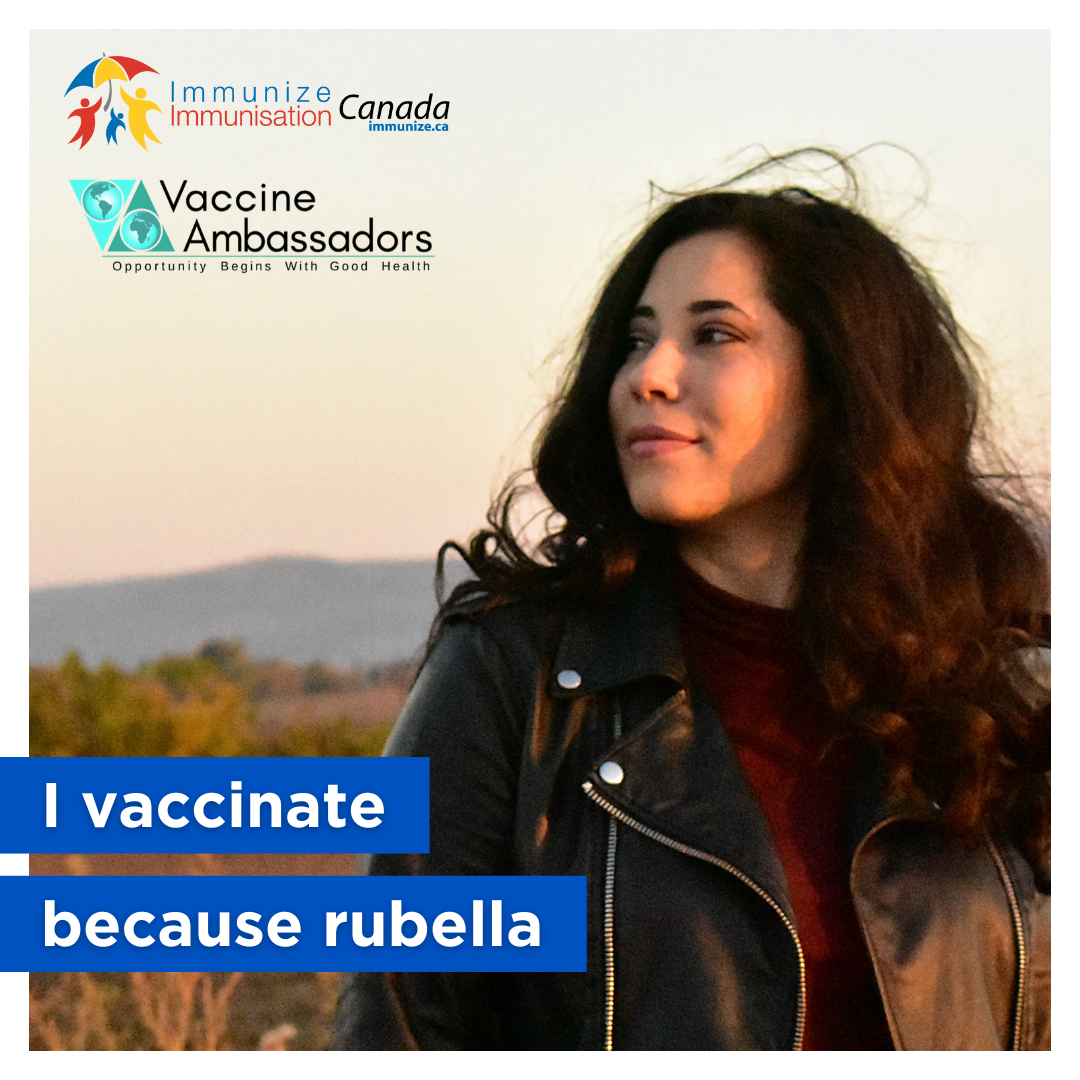 I vaccinate because rubella