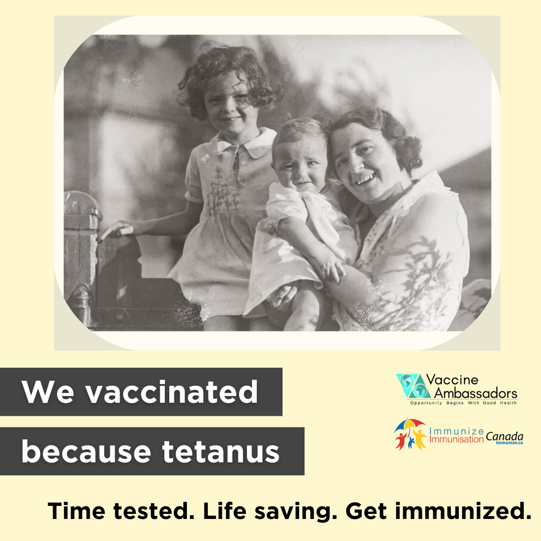 Throwback: We vaccinated because tetanus