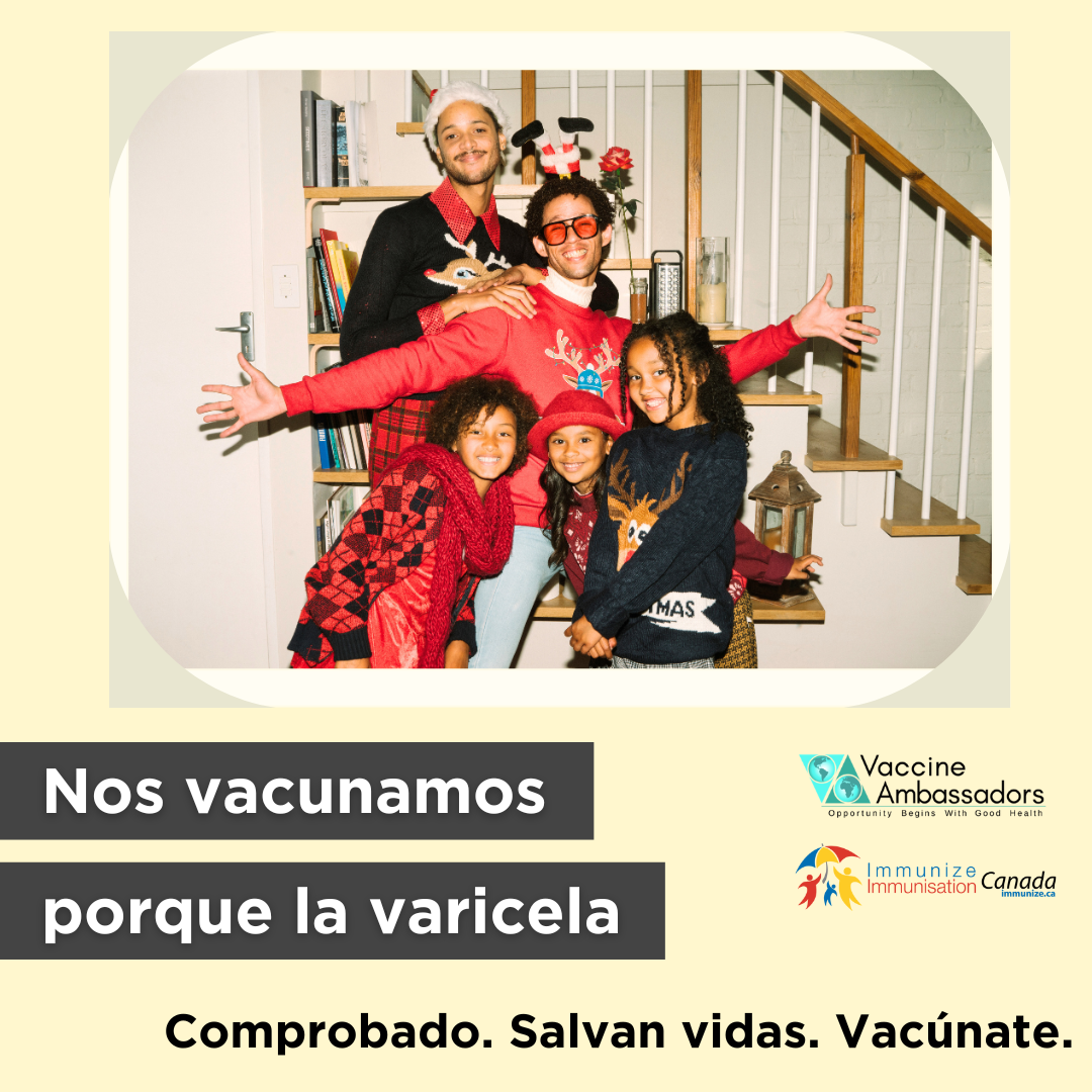 Nos vacunamos porque la varicela