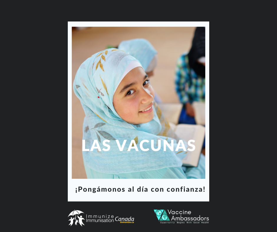 Vaccines: Let's catch up with confidence! - image 6 for Facebook, in Spanish