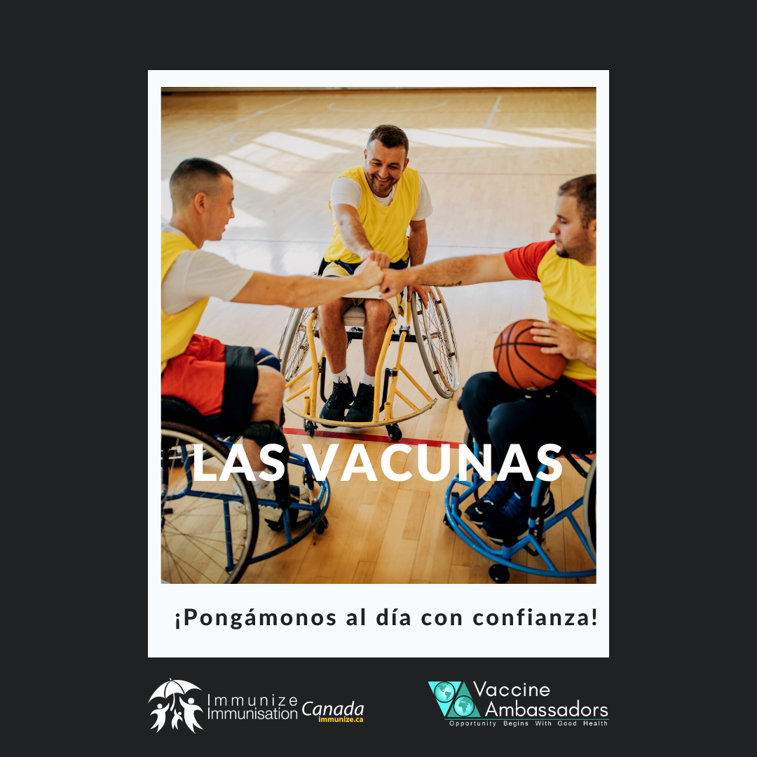 Vaccines: Let's catch up with confidence! - image 11 for Twitter/Instagram, in Spanish