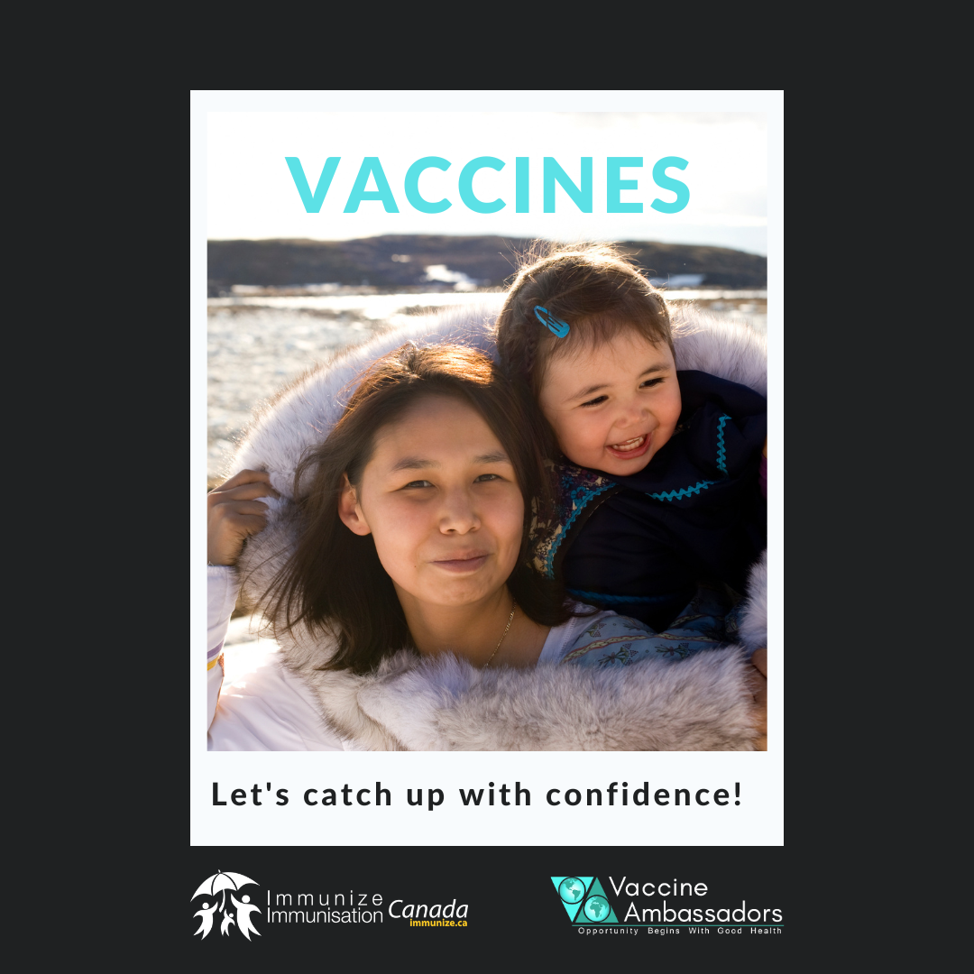 Vaccines: Let's catch up with confidence! - image 1 for Twitter/Instagram
