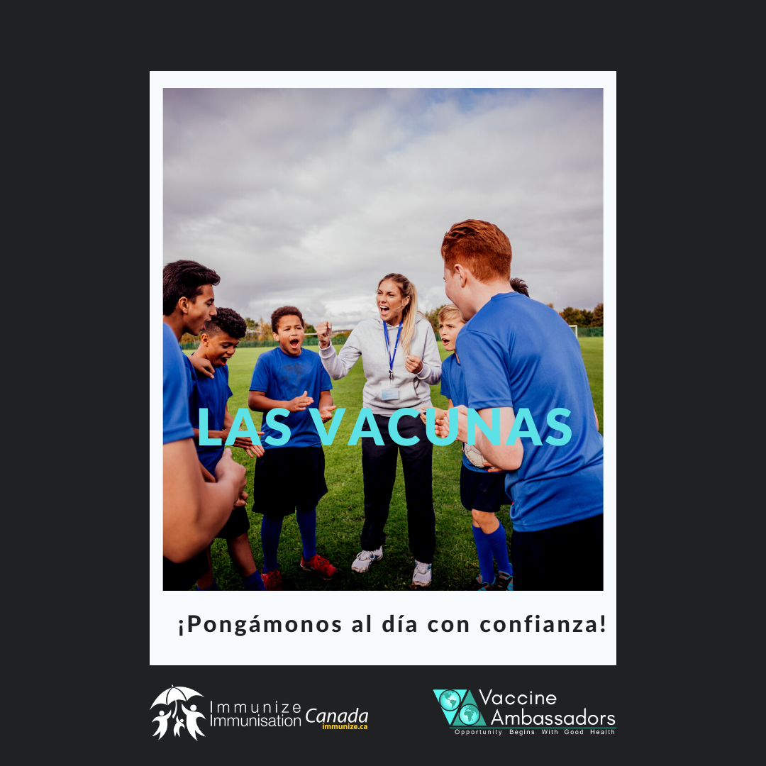 Vaccines: Let's catch up with confidence! - image 30 for Twitter/Instagram, in Spanish