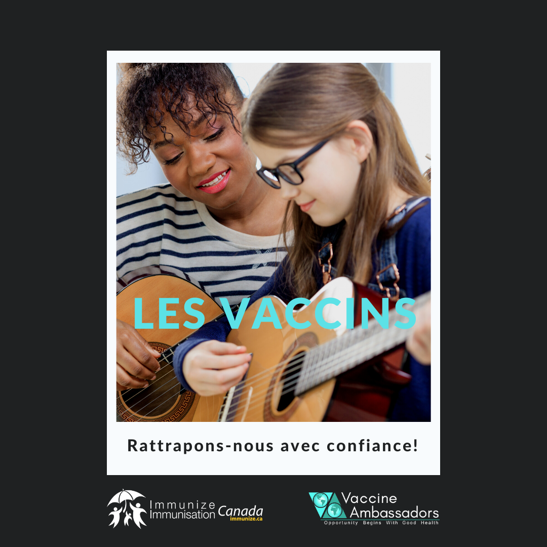 Les vaccins : Rattrapons-nous avec confiance! - image 34 pour Twitter/Instagram