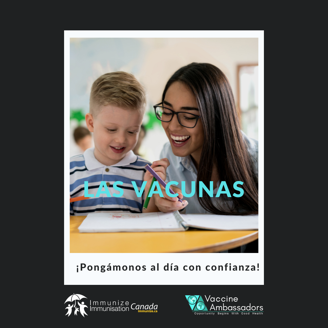 Vaccines: Let's catch up with confidence! - image 37 for Twitter/Instagram, in Spanish