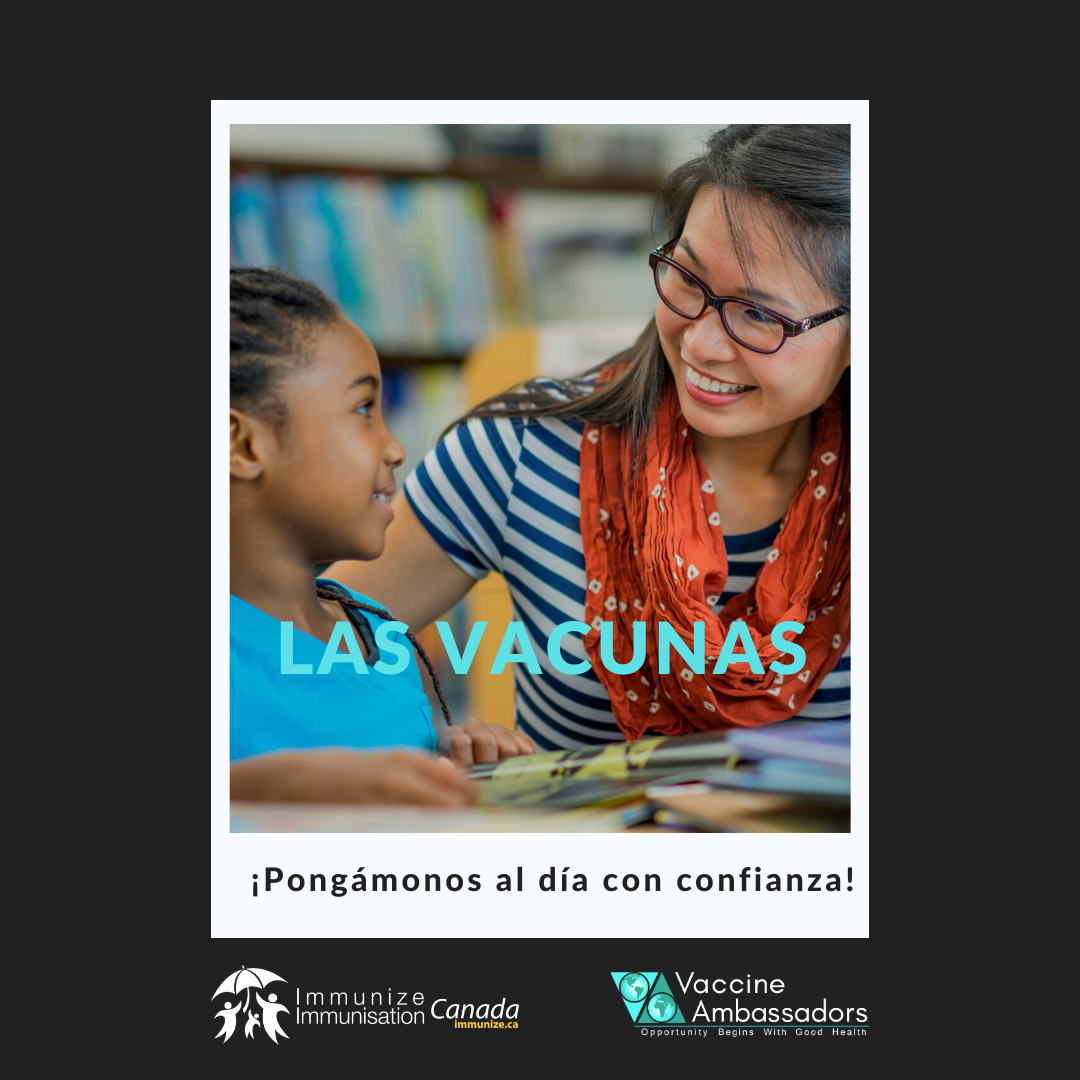 Vaccines: Let's catch up with confidence! - image 40 for Twitter/Instagram, in Spanish