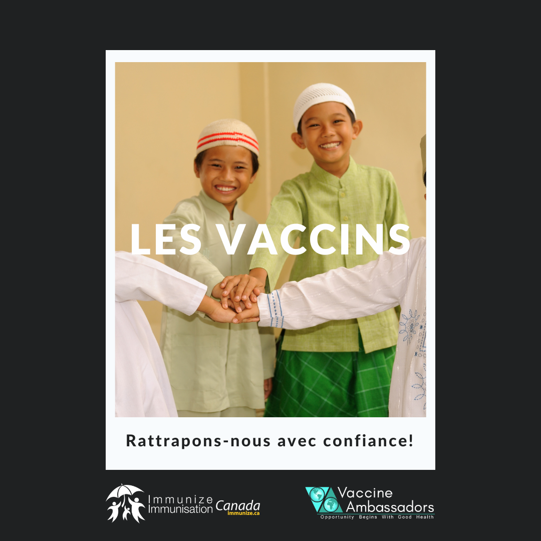 Les vaccins : Rattrapons-nous avec confiance! - image 44 pour Twitter/Instagram