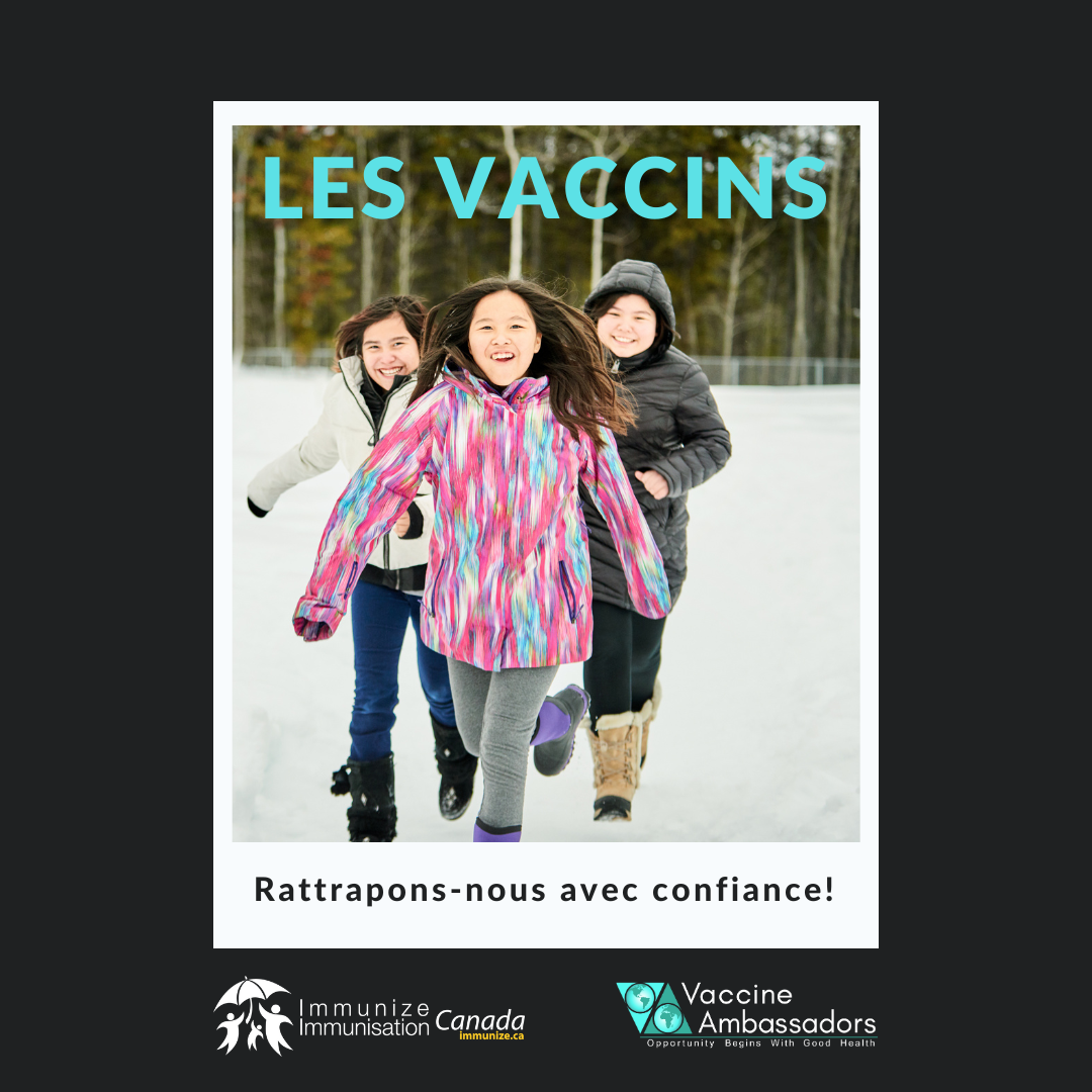 Les vaccins : Rattrapons-nous avec confiance! - image 45 pour Twitter/Instagram