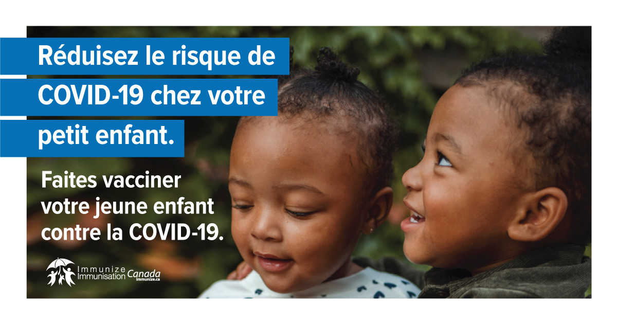 Réduisez le risque de COVID-19 chez votre petit enfant (image pour médias sociaux 2 pour Facebook)