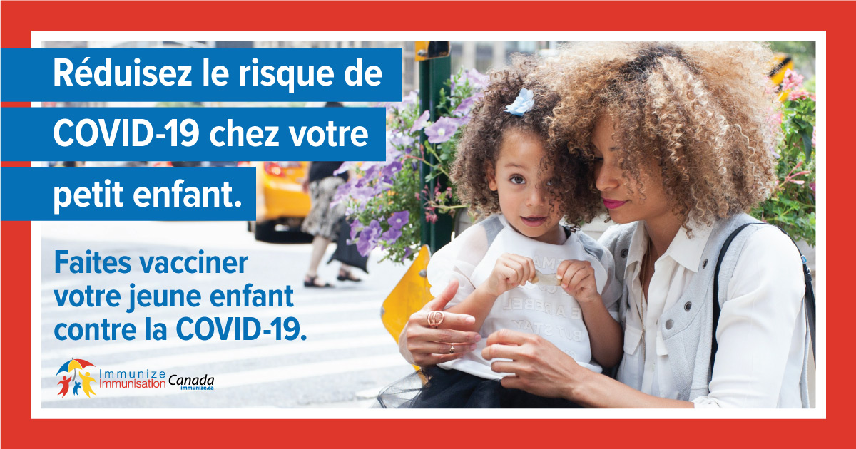 Réduisez le risque de COVID-19 chez votre petit enfant (image pour médias sociaux 3 pour Facebook)