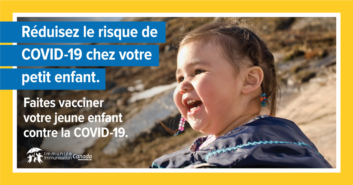 Réduisez le risque de COVID-19 chez votre petit enfant (image pour médias sociaux 4 pour Facebook)