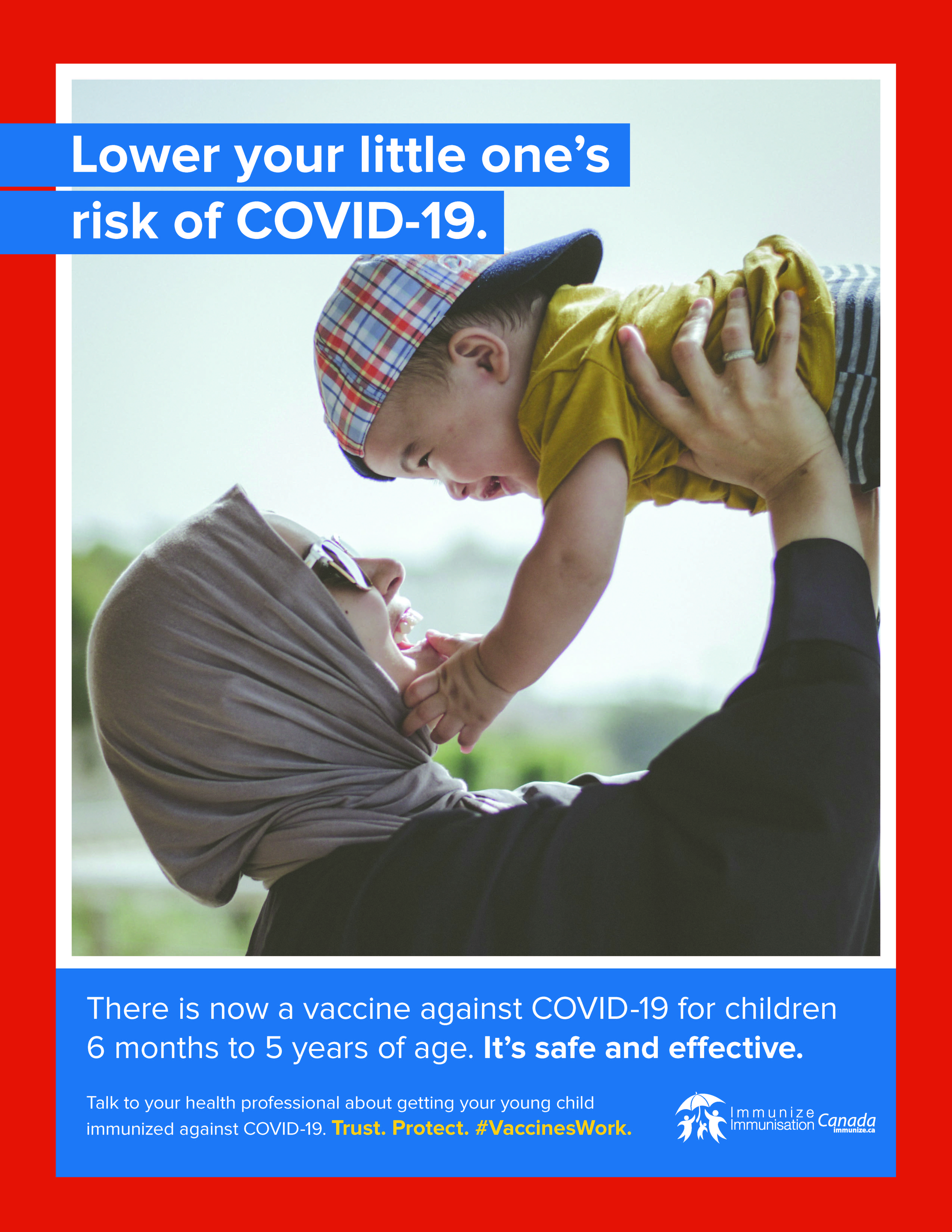 Lower your little one's risk of COVID-19 (poster 3)