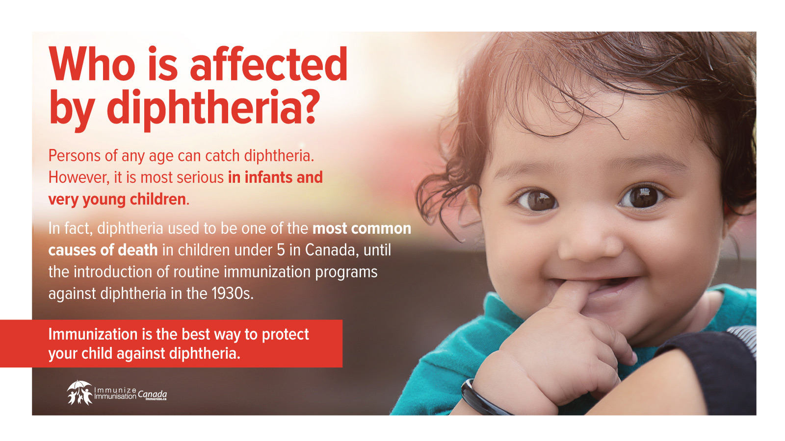 Who is affected by diphtheria? - image for Twitter and Facebook