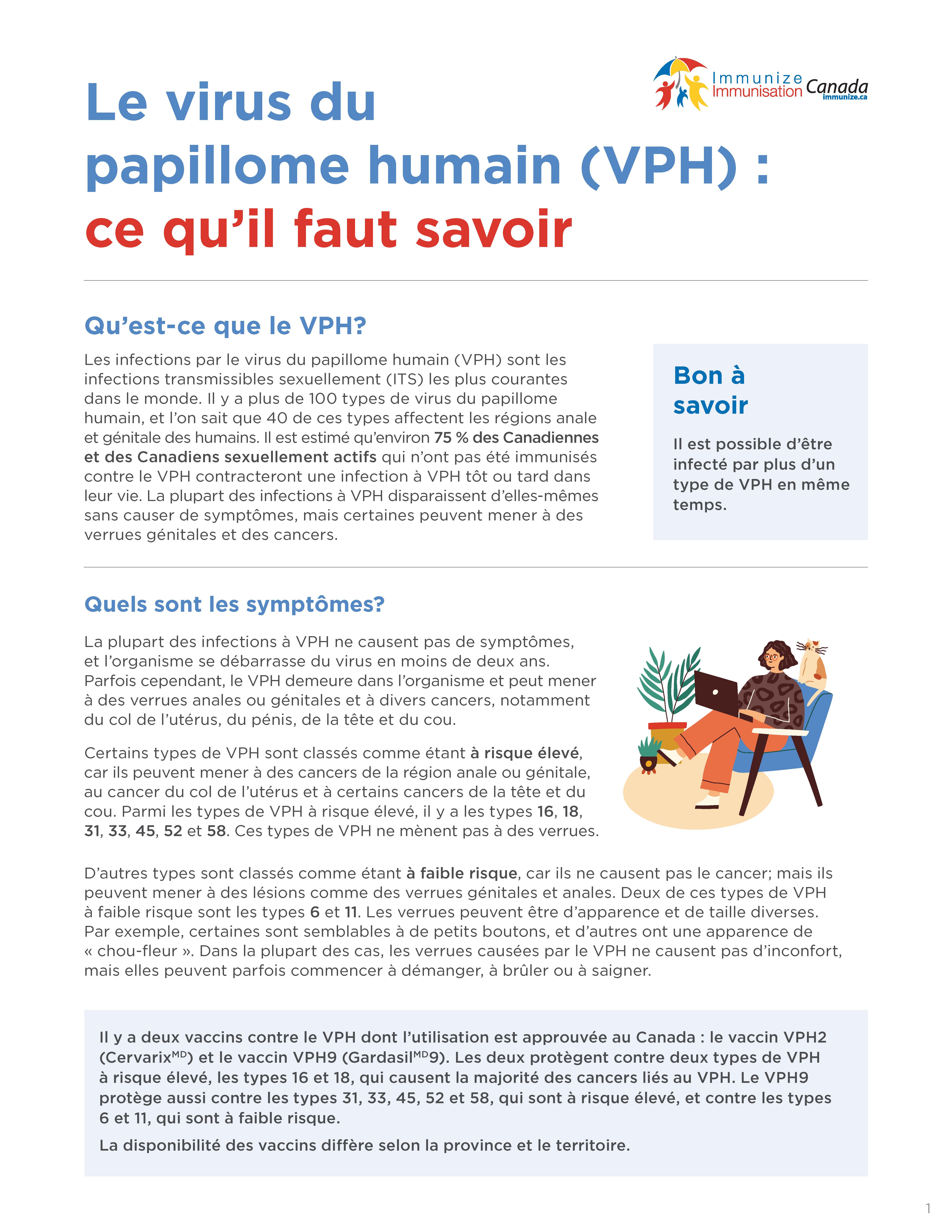 Le virus du papillome humain (VPH) : ce qu'il faut savoir