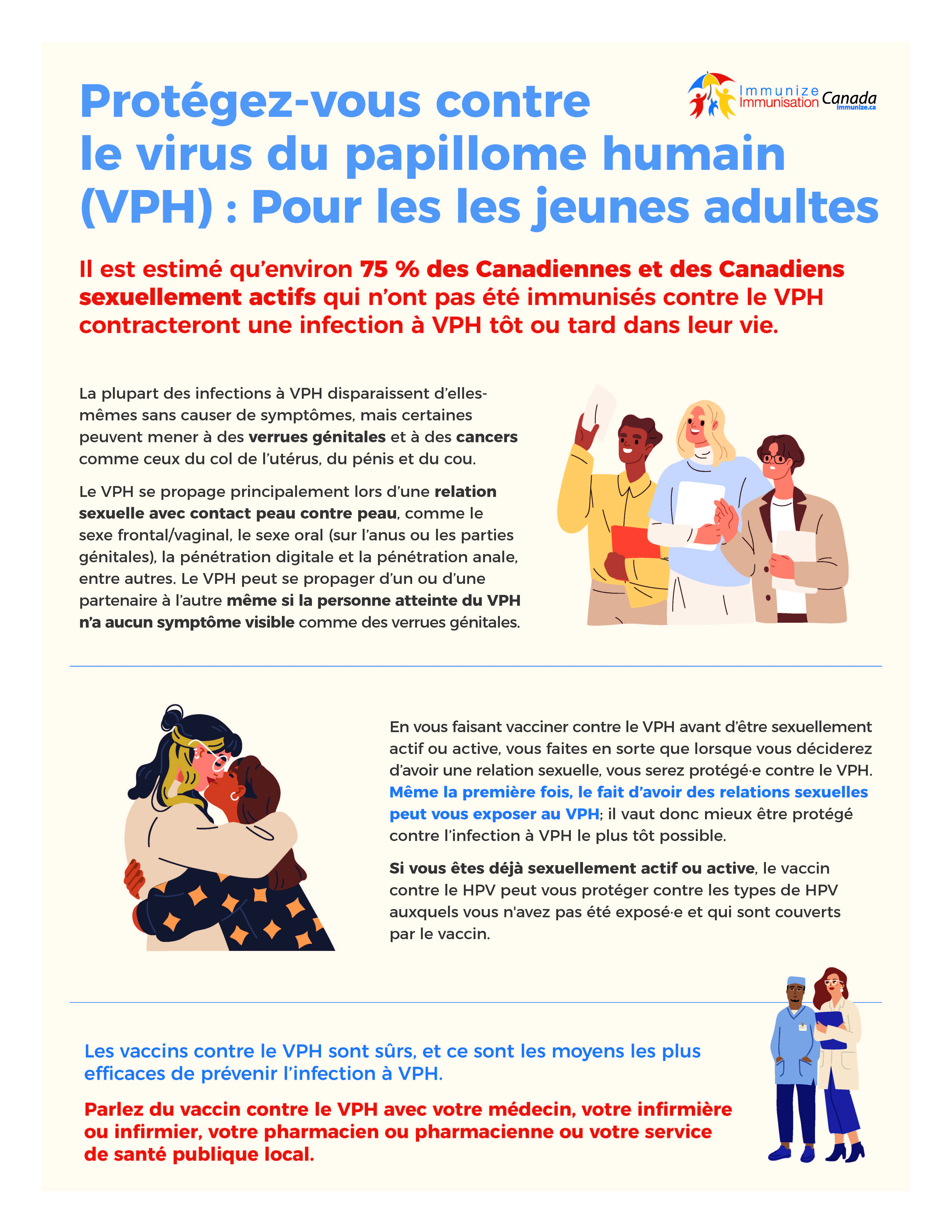 Protégez-vous contre le virus du papilome humain (VPH) : Pour les jeunes adultes