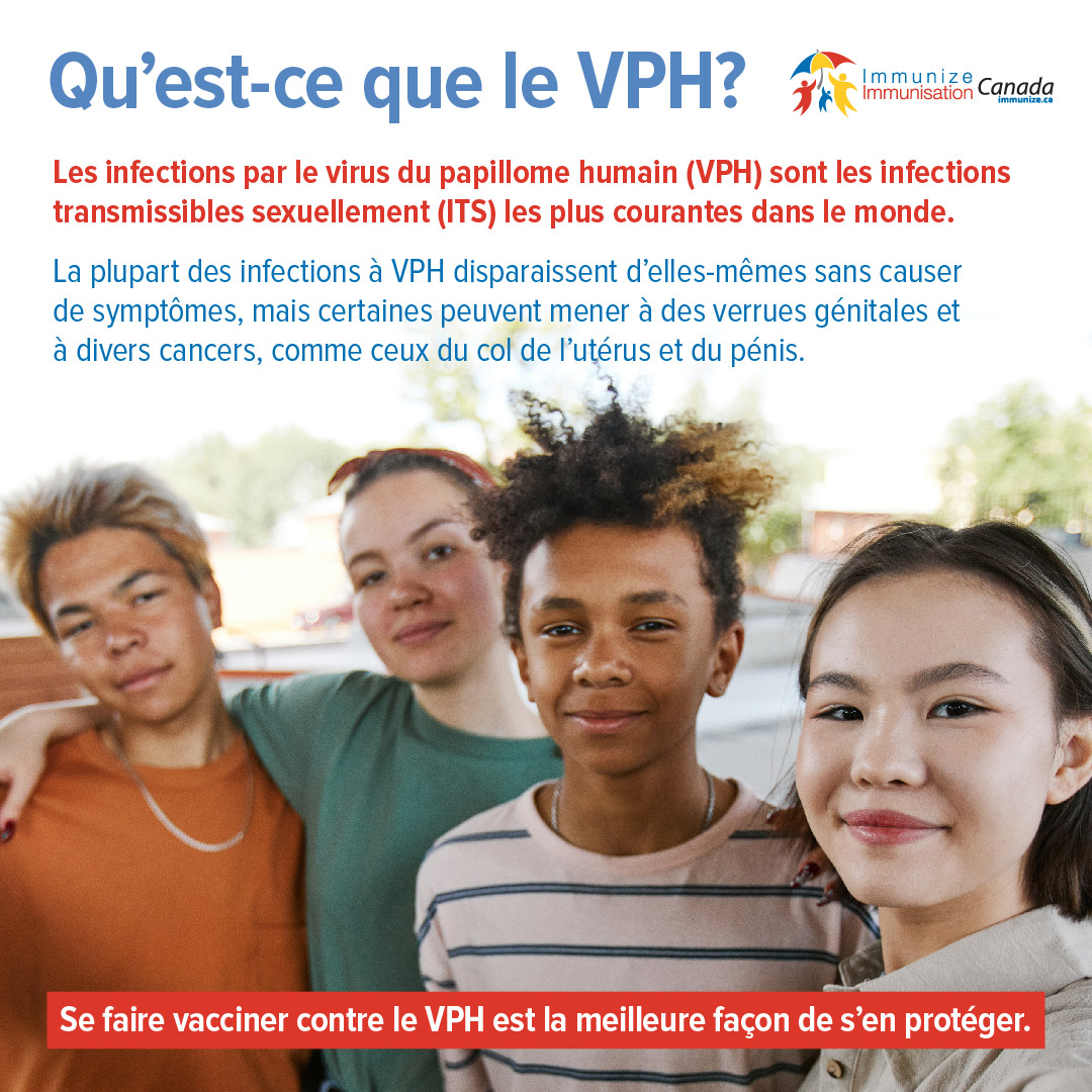 Qu'est-ce que le VPH? (image pour médias sociaux - Instagram)