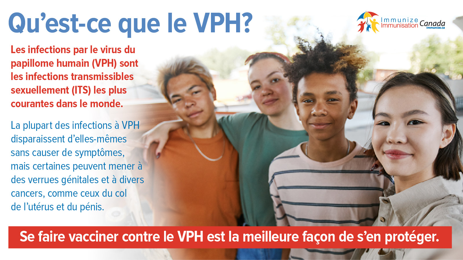 Qu'est-ce que le VPH? (image pour médias sociaux - Twitter)