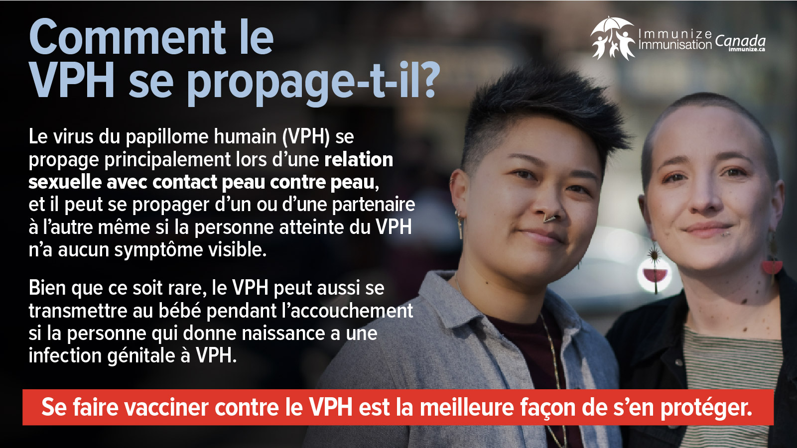 Comment le VPH se propage-t-il? (image pour médias sociaux - Twitter)