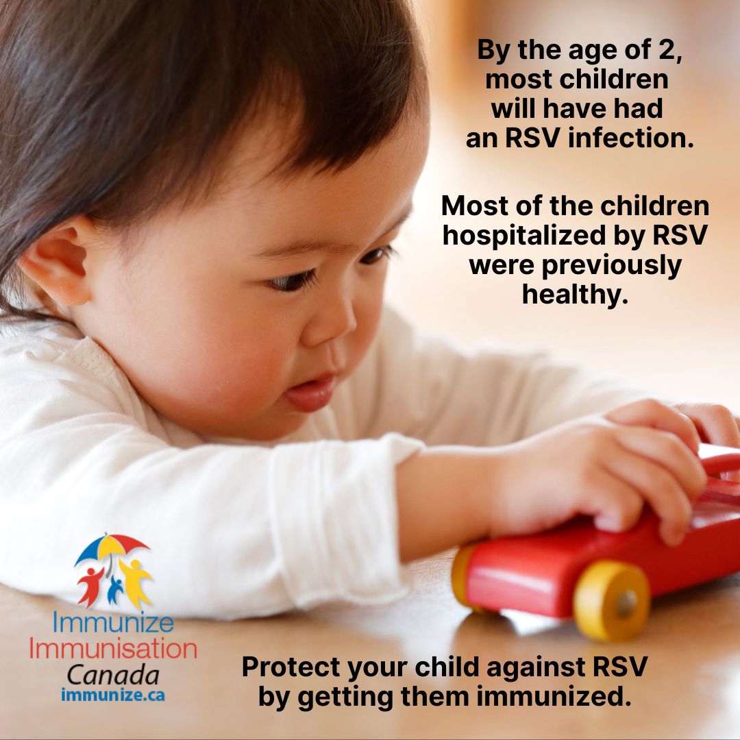 Protect your child against RSV by getting them immunized - social media image 1